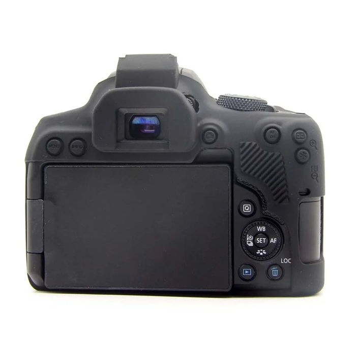 Soft Silicone Protective Camera Case for Canon EOS 850D - Black - 2