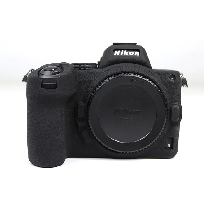 Soft Silicone Protective Camera Case Dustproof Shell for Nikon Z5 - Black - 1
