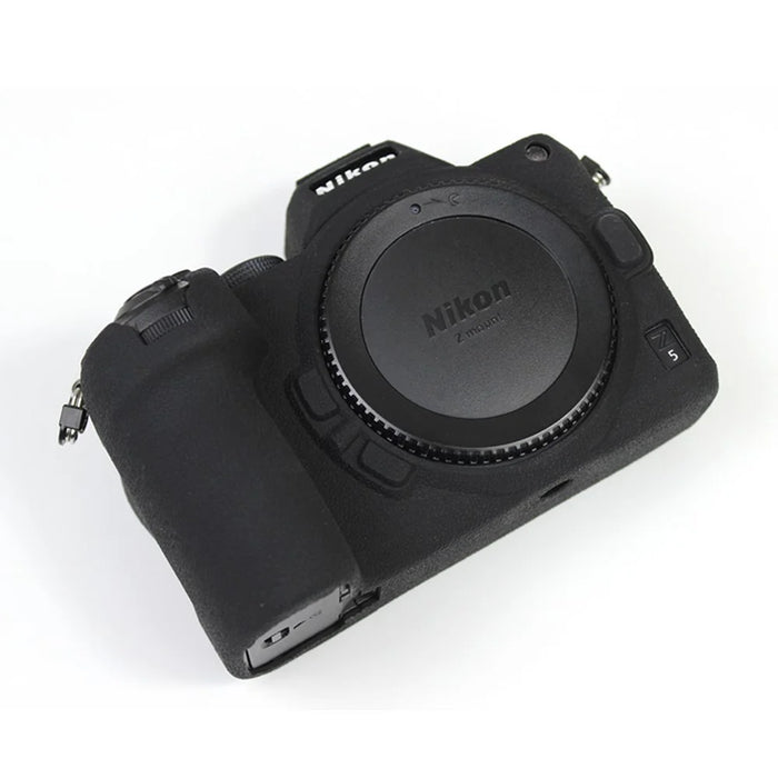 Soft Silicone Protective Camera Case Dustproof Shell for Nikon Z5 - Black - 2