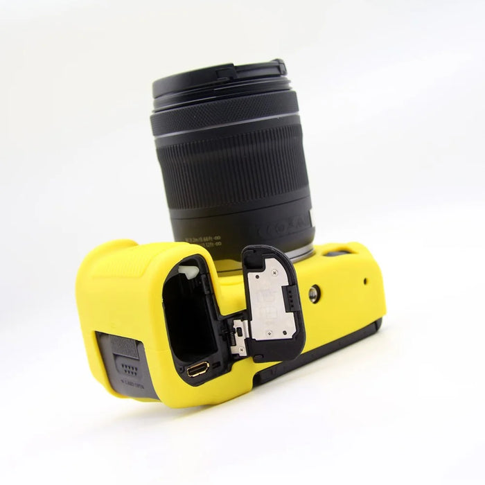 Soft Silicone Camera Protective Case for Canon EOS R5 - Yellow - 6