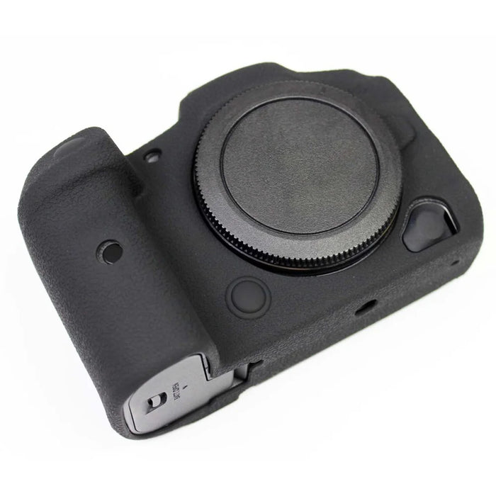 Soft Silicone Case Camera Protector Skin Bag Body Cover for Canon EOS R5 - Black - 4