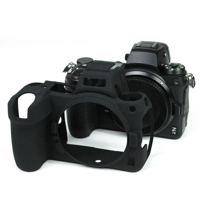 Soft Silicone Case Camera Protective Sleeve Cover for Nikon Z 6II/Z 7II - Black - 4