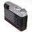 Genuine Leather Camera Half Body Cover Bottom Case Quick Release Plate Set for Fuji X100V - Litchi Texture Black - 3