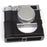 Genuine Leather Camera Half Body Cover Bottom Case Quick Release Plate Set for Fuji X100V - Litchi Texture Black - 6