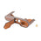 Camera Protection Bottom Case PU Leather Cover with Battery Opening for Leica T/TYP701 - Coffee - 1