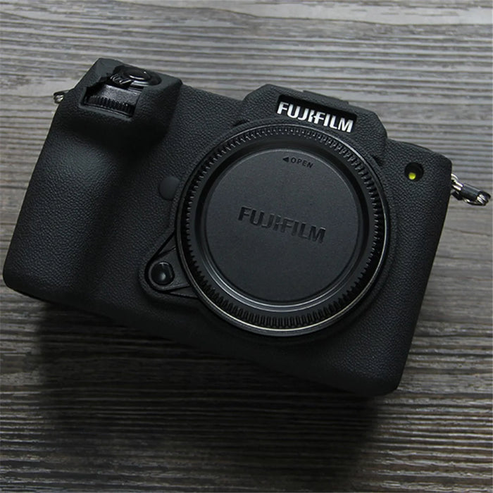Soft Silicone Camera Case Protector SLR Camera Body Sleeve Cover for Fujifilm GFX 100S - Black - 7
