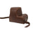 PU Leather Detachable Camera Bag Battery Opening Design Protective Case Cover with Accessories Pouch Shoulder Strap for Sony ZV-E10 - Coffee - 2