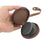 PU Leather Detachable Camera Bag Battery Opening Design Protective Case Cover with Accessories Pouch Shoulder Strap for Sony ZV-E10 - Coffee - 4
