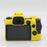 Litchi Texture Silicone Case Dustproof Camera Protective Sleeve Cover for Nikon Z6/Z7 - Yellow - 4