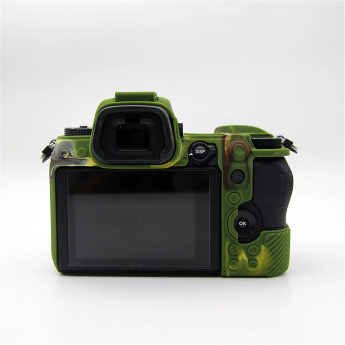 Shockproof Plain Texture Silicone Case Camera Protective Sleeve Cover for Nikon Z6/Z7 - Camouflage - 2