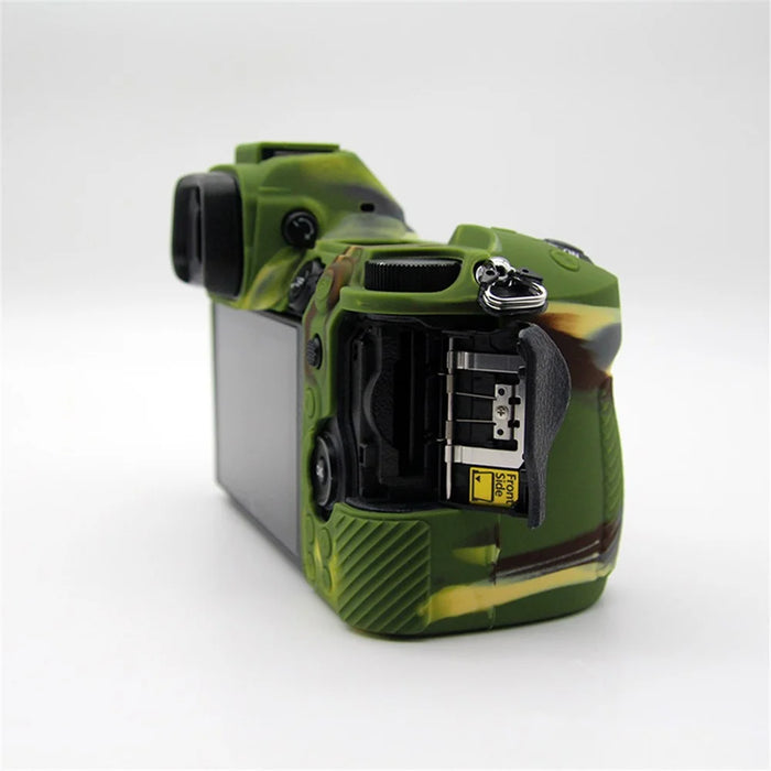 Shockproof Plain Texture Silicone Case Camera Protective Sleeve Cover for Nikon Z6/Z7 - Camouflage - 3