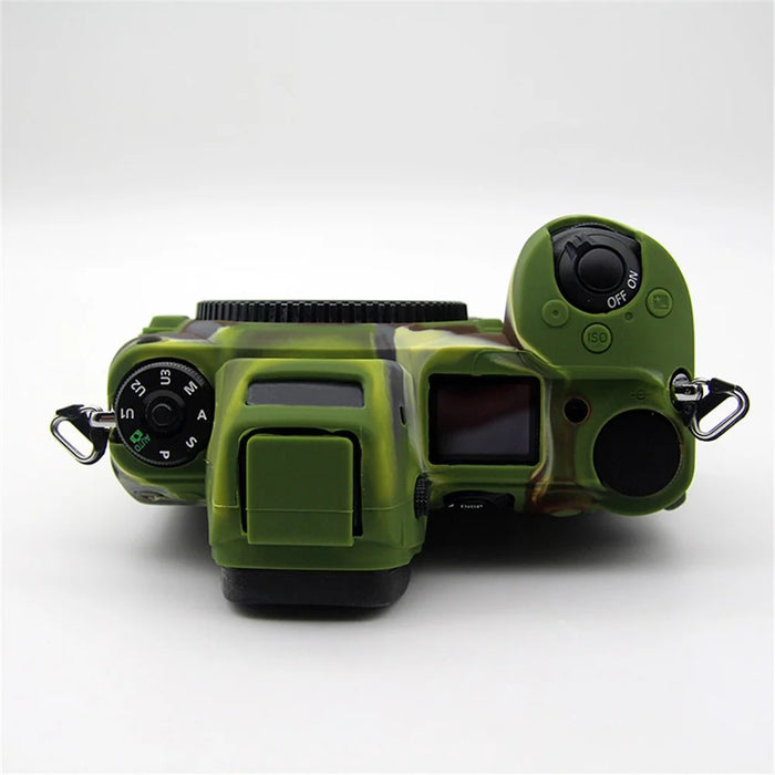 Shockproof Plain Texture Silicone Case Camera Protective Sleeve Cover for Nikon Z6/Z7 - Camouflage - 5