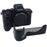 PU Leather Camera Bottom Case Protective Half Body Cover for Sony A7M5 / A7M4 / A1 / A7S III / A7S3 / A7R5 Camera - Black - 1