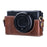 Portable PU Leather Camera Case for Sony ZV1 Detachable Camera Protective Case with Strap Magnetic Storage Bag - Brown - 2