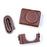 Portable PU Leather Camera Case for Sony ZV1 Detachable Camera Protective Case with Strap Magnetic Storage Bag - Brown - 6