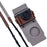 Portable PU Leather Camera Case for Sony ZV1 Detachable Camera Protective Case with Strap Magnetic Storage Bag - Brown - 7