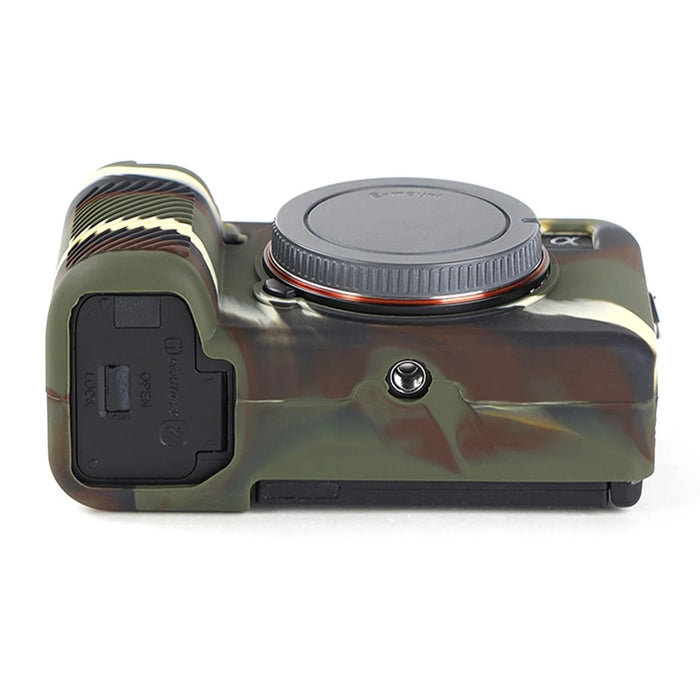 For Sony A7C Anti-slip Dust-proof Anti-collision Silicone ILDC Camera Protective Cover Case - Camouflage - 4