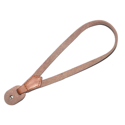 Camera Wrist Strap Grip Genuine Lambskin Leather Hand Strap for Canon Nikon Sony Fujifilm Panasonic Cameras - Brown - 2