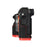 For Sony A7R4/A7M4 Quick Release Plate Metal + Genuine Leather Camera Protection Bottom Case Cover with Hand Strap - Black/Red Bottom - 6