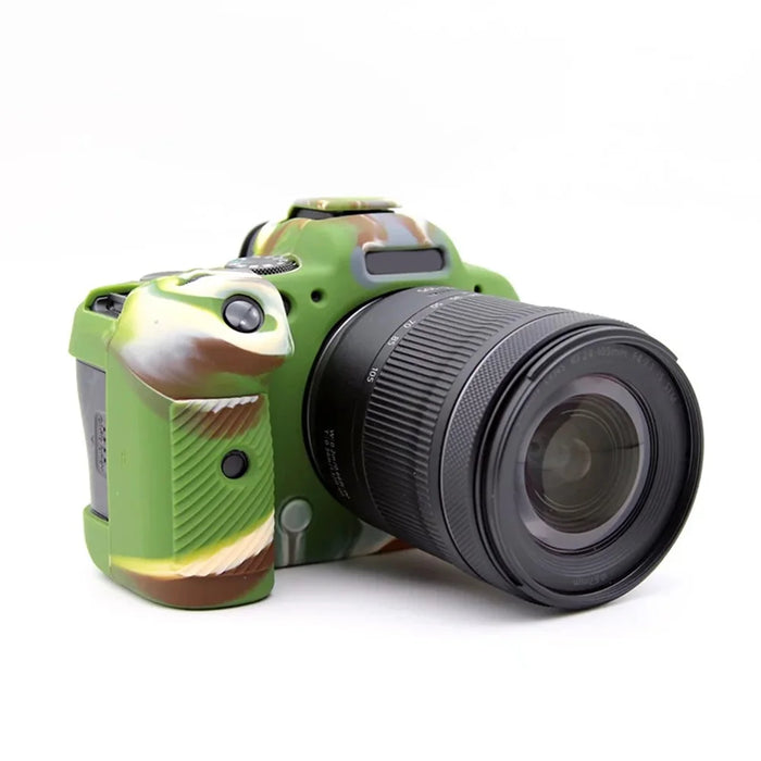 For Canon EOS R6 Anti-scratch Digital Camera Soft Silicone Textured Surface Case Portable Protective Sleeve - Camouflage - 5