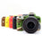 For Canon EOS R6 Anti-scratch Digital Camera Soft Silicone Textured Surface Case Portable Protective Sleeve - Camouflage - 6