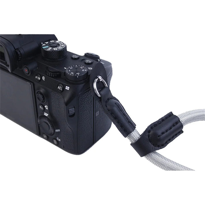 For Sony Leica D-Lux Fujifilm Camera Hanging Strap Nylon Quick Release Carrying Rope - Grey - 3
