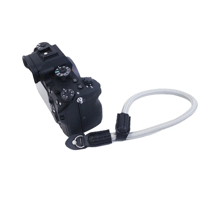 For Sony Leica D-Lux Fujifilm Camera Hanging Strap Nylon Quick Release Carrying Rope - Grey - 4