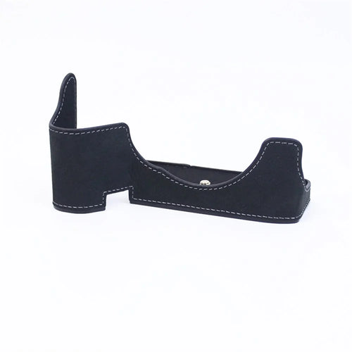 For Sony A7M4/A7S3/A1 Convenient Detachable Camera Bottom Case Protective Half Body Cover Holder - Black - 1
