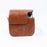 Instant Camera Case for Fujifilm Instax mini 7+, PU Leather Bag with Shoulder Strap - Brown - 4