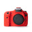 For Canon EOS 7D DSLR Camera Anti-drop Silicone Case Soft Protective Cover - Red - 1