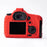 For Canon EOS 7D DSLR Camera Anti-drop Silicone Case Soft Protective Cover - Red - 3