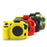 For Nikon D810 DSLR Camera Soft Protective Cover Anti-scratch Shockproof Silicone Case - Yellow - 6