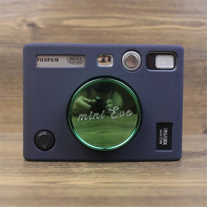 For Fujifilm Instax Mini Evo Camera Soft Protective Cover Anti-scratch Shockproof Silicone Case - Blue - 7