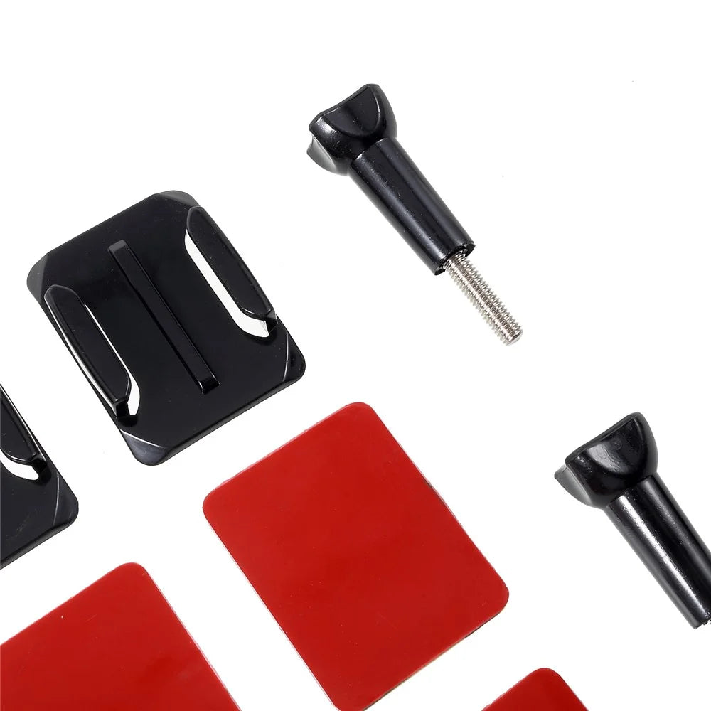 AT833 23-in-1 Helmet Chin Jaw Swivel Arm Mount Set for GoPro Hero4 Session/Hero 7/6/5/4/3+/3/2/1/ SJCAM Action Cameras - 7