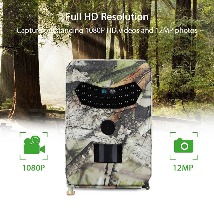 PR-100 12MP Photo-traps Wild Hunting Camera 1080P Trail Hunting Game Camera Wildlife Scouting Camera - 3