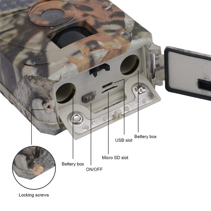 PR-100 12MP Photo-traps Wild Hunting Camera 1080P Trail Hunting Game Camera Wildlife Scouting Camera - 5