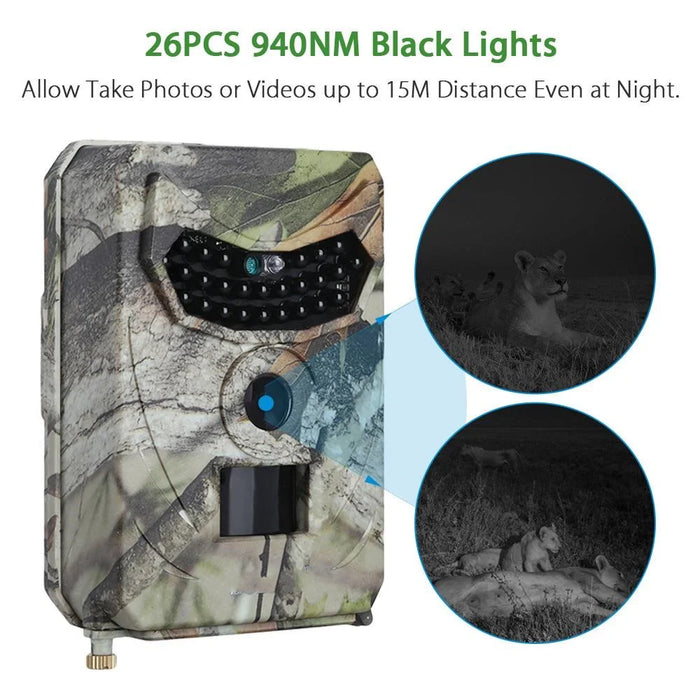 PR-100 12MP Photo-traps Wild Hunting Camera 1080P Trail Hunting Game Camera Wildlife Scouting Camera - 6