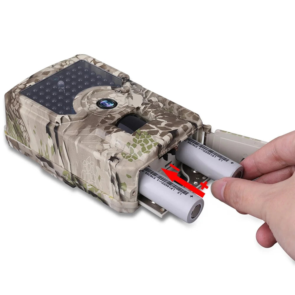 PR200 Anti-theft Automatic Monitoring Hunting Camera 12MP IR LED Night Vision Camera - Camouflage - 3