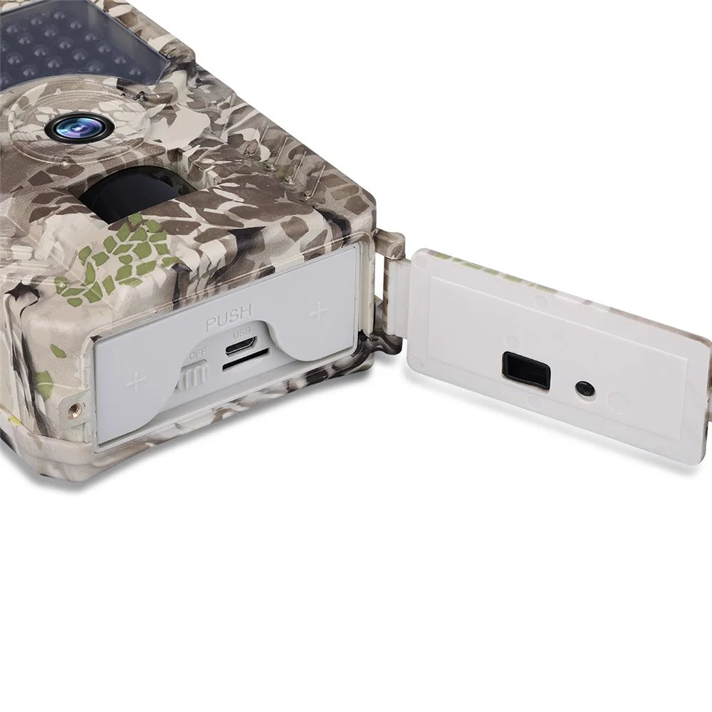 PR200 Anti-theft Automatic Monitoring Hunting Camera 12MP IR LED Night Vision Camera - Camouflage - 4