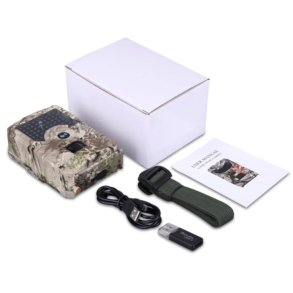 PR200 Anti-theft Automatic Monitoring Hunting Camera 12MP IR LED Night Vision Camera - Camouflage - 6