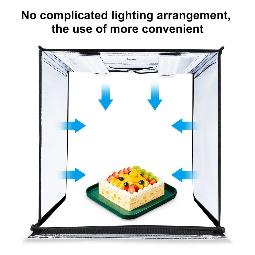 PULUZ PU5040 40cm Folding 30W 5500LM White Light Photo Lighting Studio Shooting Tent Box Kit - EU Plug - 7