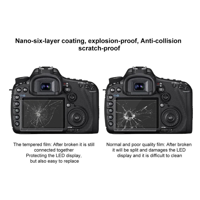 PULUZ PU5501 for Canon 5D Mark III Camera Tempered Glass Screen Protector 0.3mm 9H 2.5D - 4