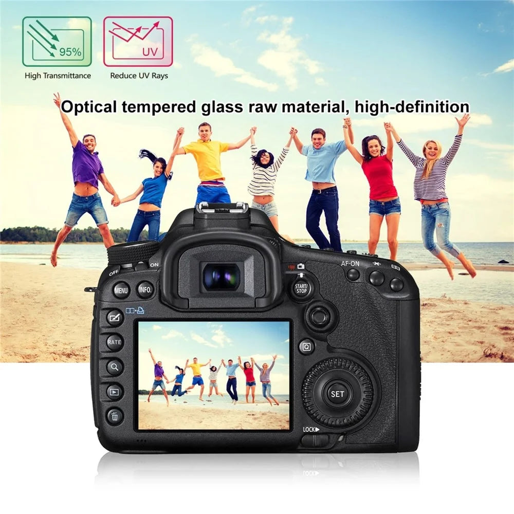 PULUZ PU5501 for Canon 5D Mark III Camera Tempered Glass Screen Protector 0.3mm 9H 2.5D - 7