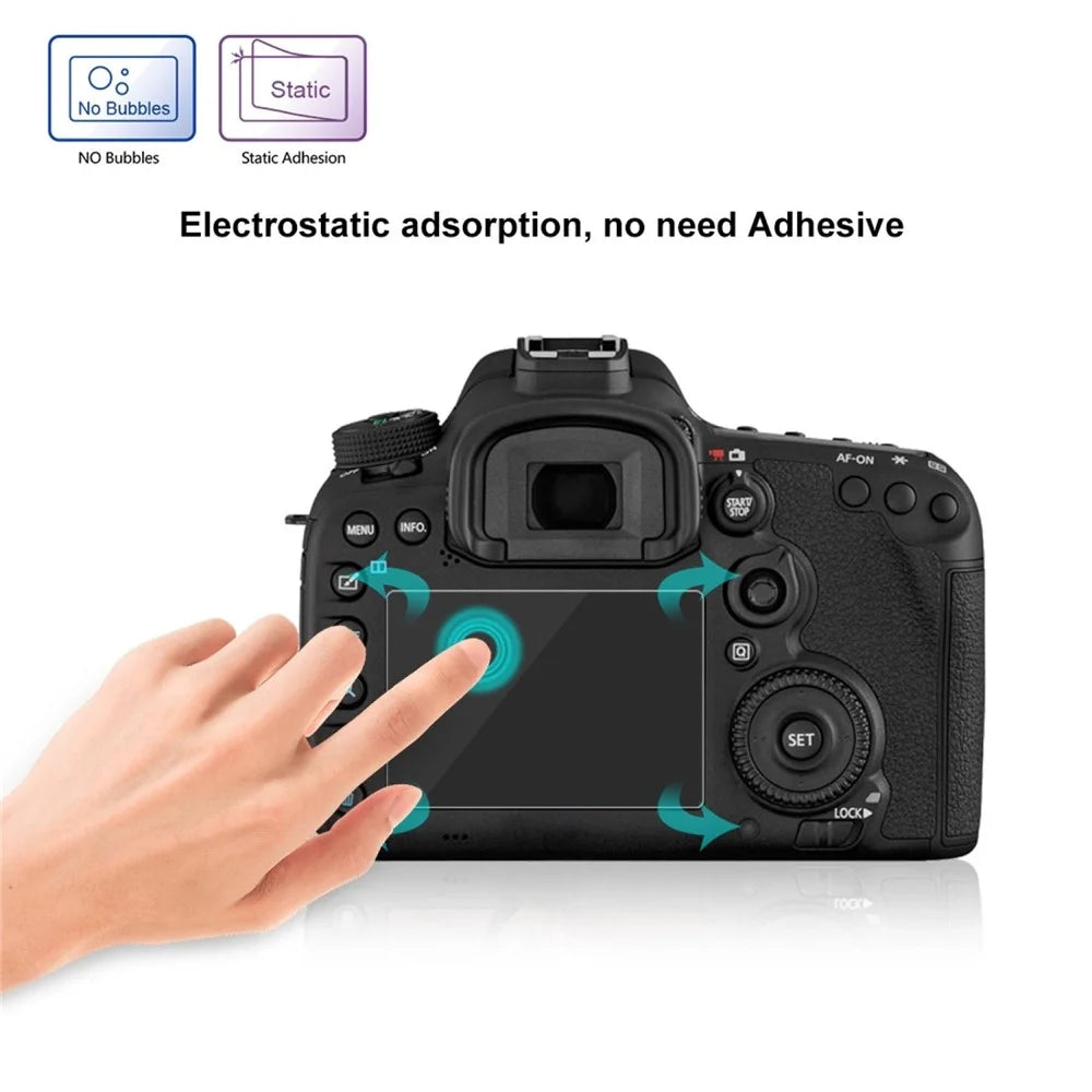 PULUZ PU5504 for Canon 7D Mark II Camera Tempered Glass Screen Protector Film 0.3mm 9H 2.5D - 5
