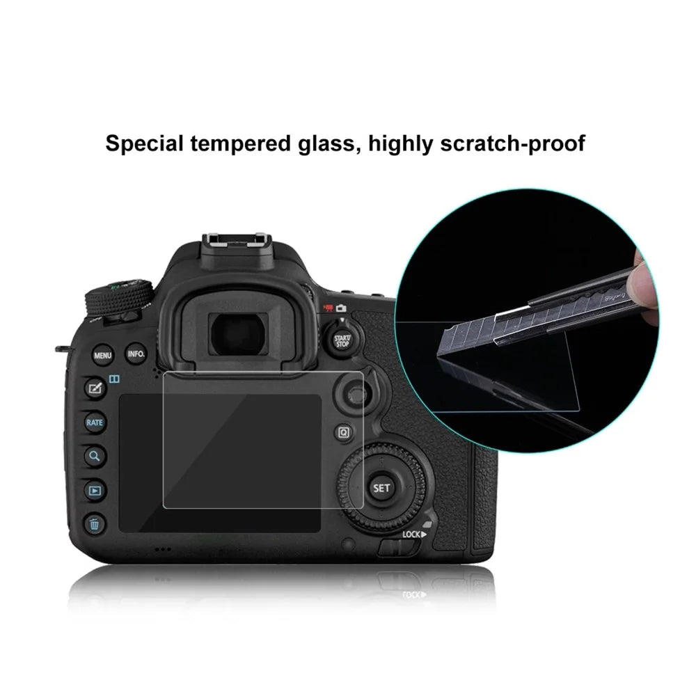 PULUZ PU5504 for Canon 7D Mark II Camera Tempered Glass Screen Protector Film 0.3mm 9H 2.5D - 6