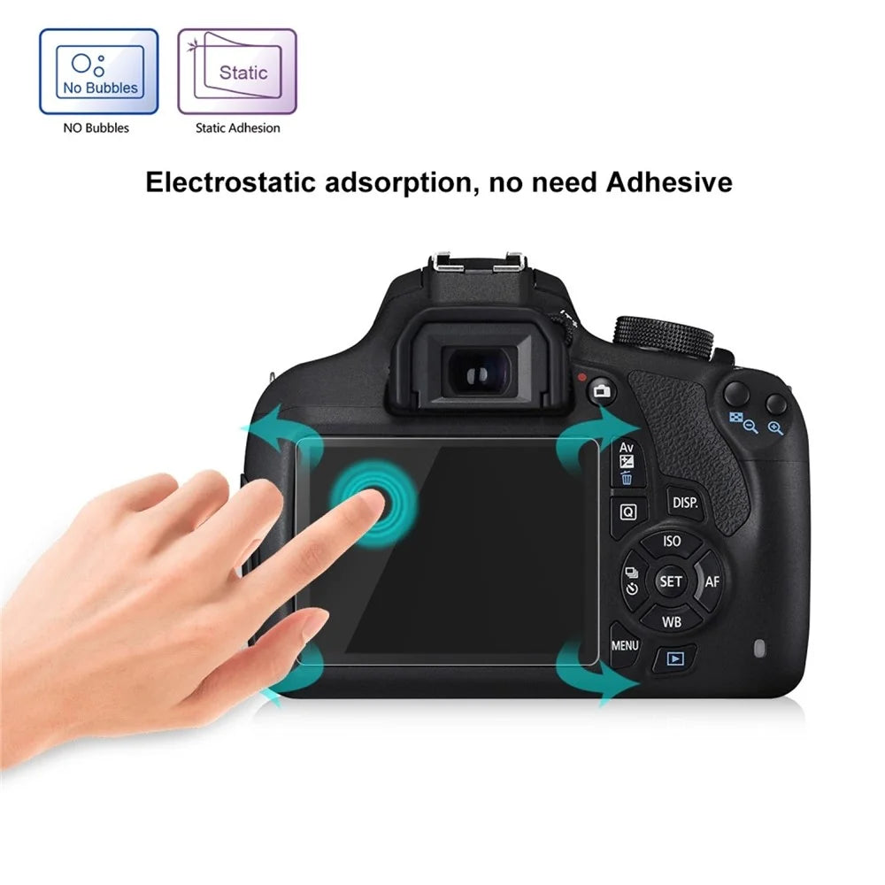 PULUZ PU5506 for Canon 1200D 1300D Cameras Tempered Glass Screen Protector Guard 0.3mm 9H 2.5D - 5