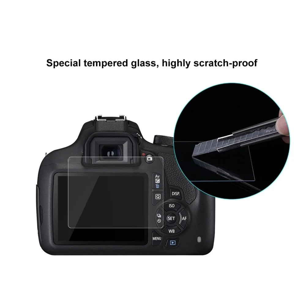 PULUZ PU5506 for Canon 1200D 1300D Cameras Tempered Glass Screen Protector Guard 0.3mm 9H 2.5D - 6