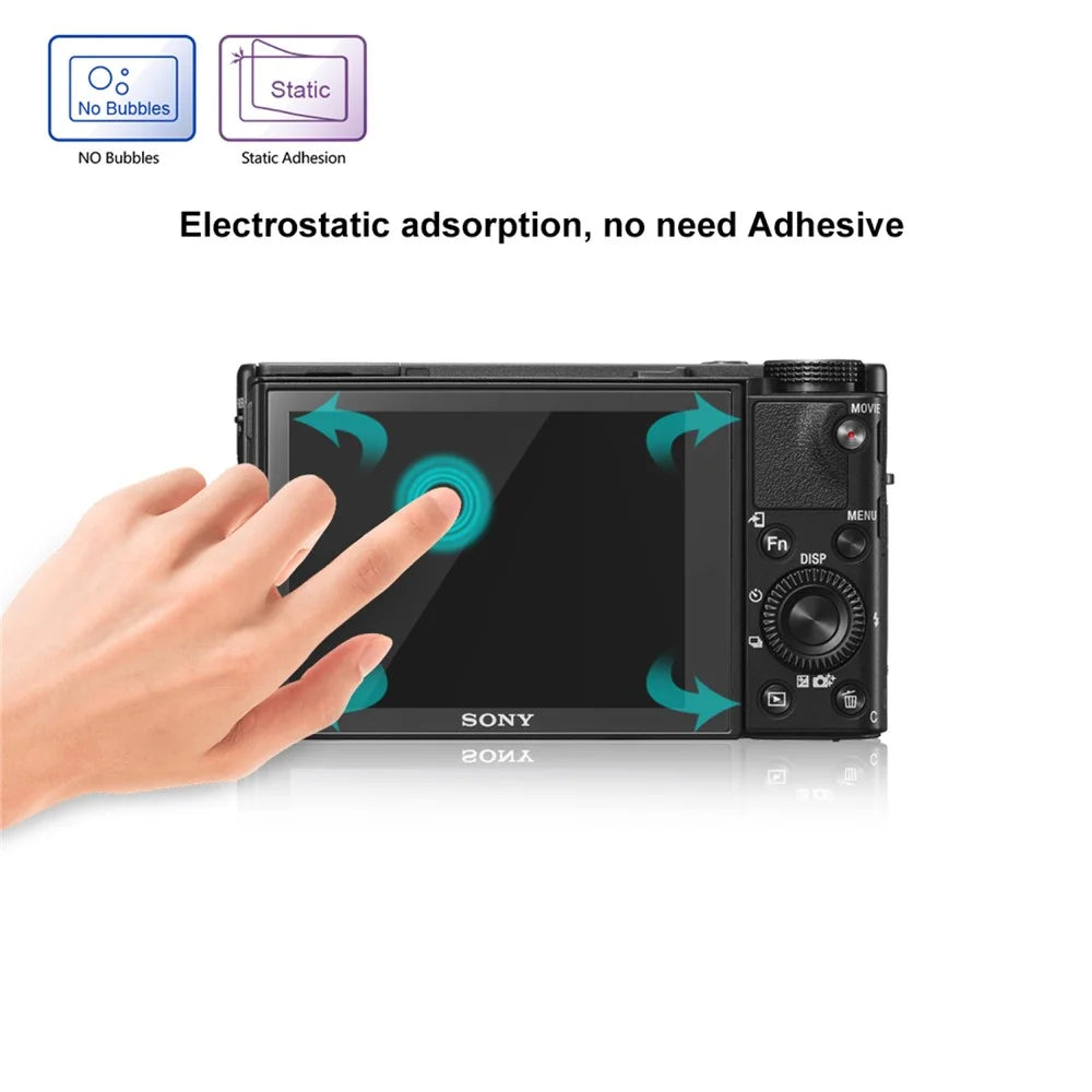 PULUZ PU5510 0.3mm 9H 2.5D Tempered Glass Screen Protector Guard for Sony RX100 A7M2 A7R A7R2 Cameras - 5