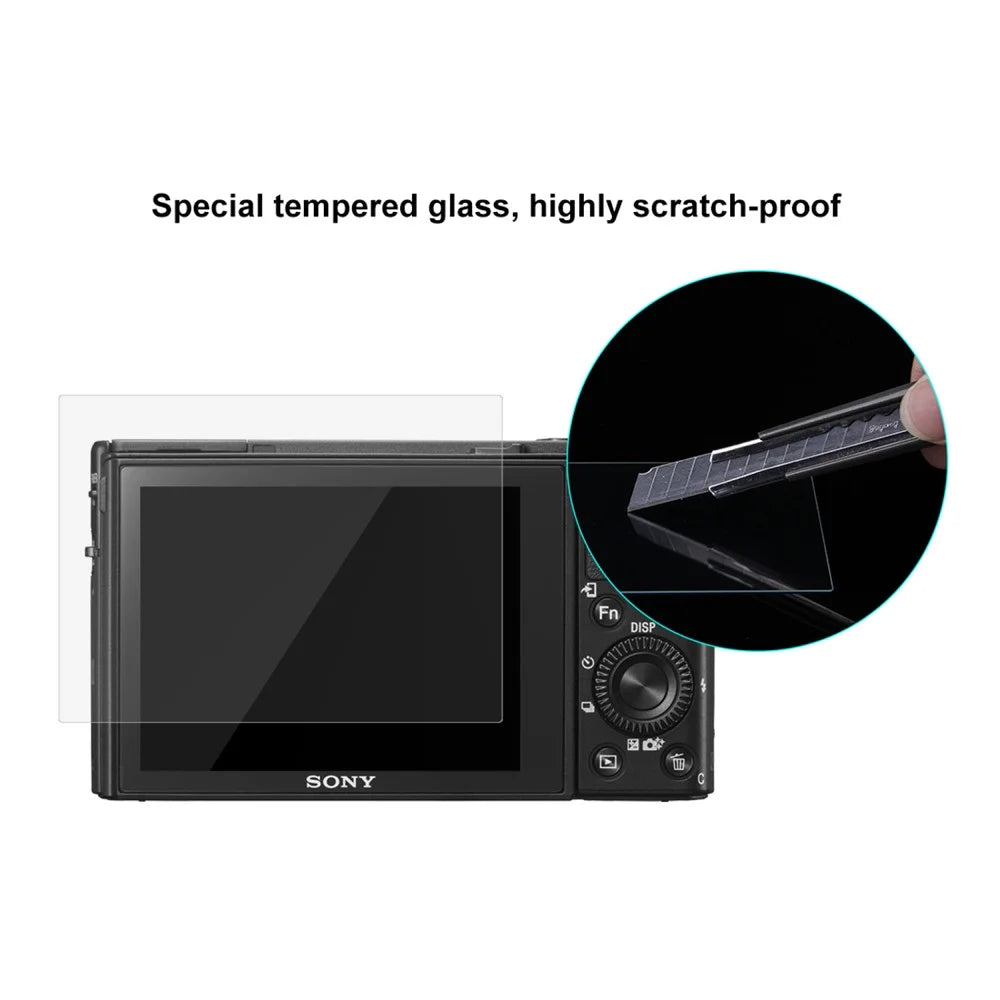 PULUZ PU5510 0.3mm 9H 2.5D Tempered Glass Screen Protector Guard for Sony RX100 A7M2 A7R A7R2 Cameras - 6