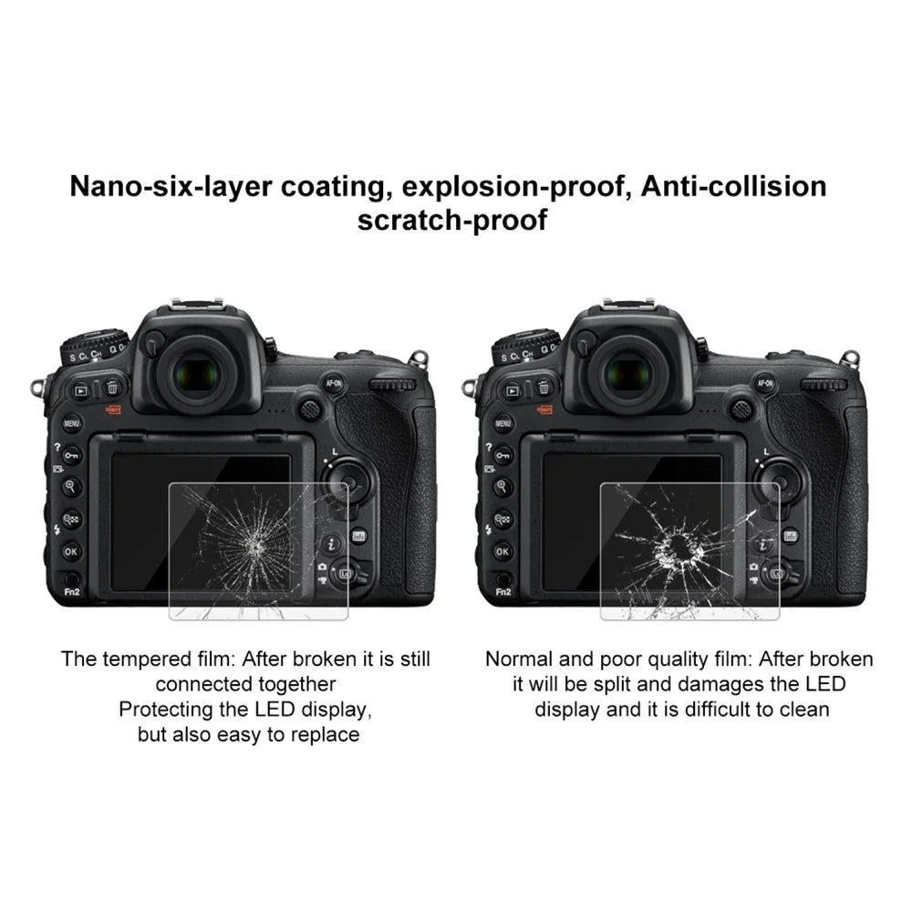 PULUZ PU5509 2.5D 0.3mm 9H Camera Tempered Glass Screen Protector for Nikon D500 D600 D610 D7100 D7200 D750 D800 D810 - 4